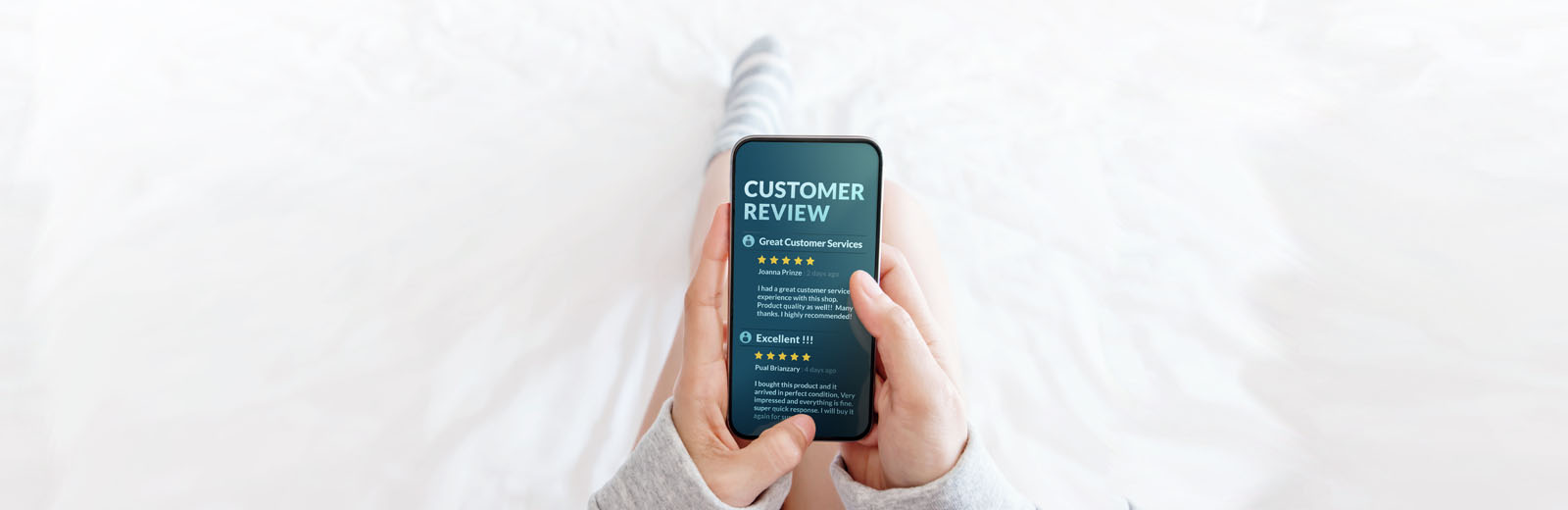 write review banner