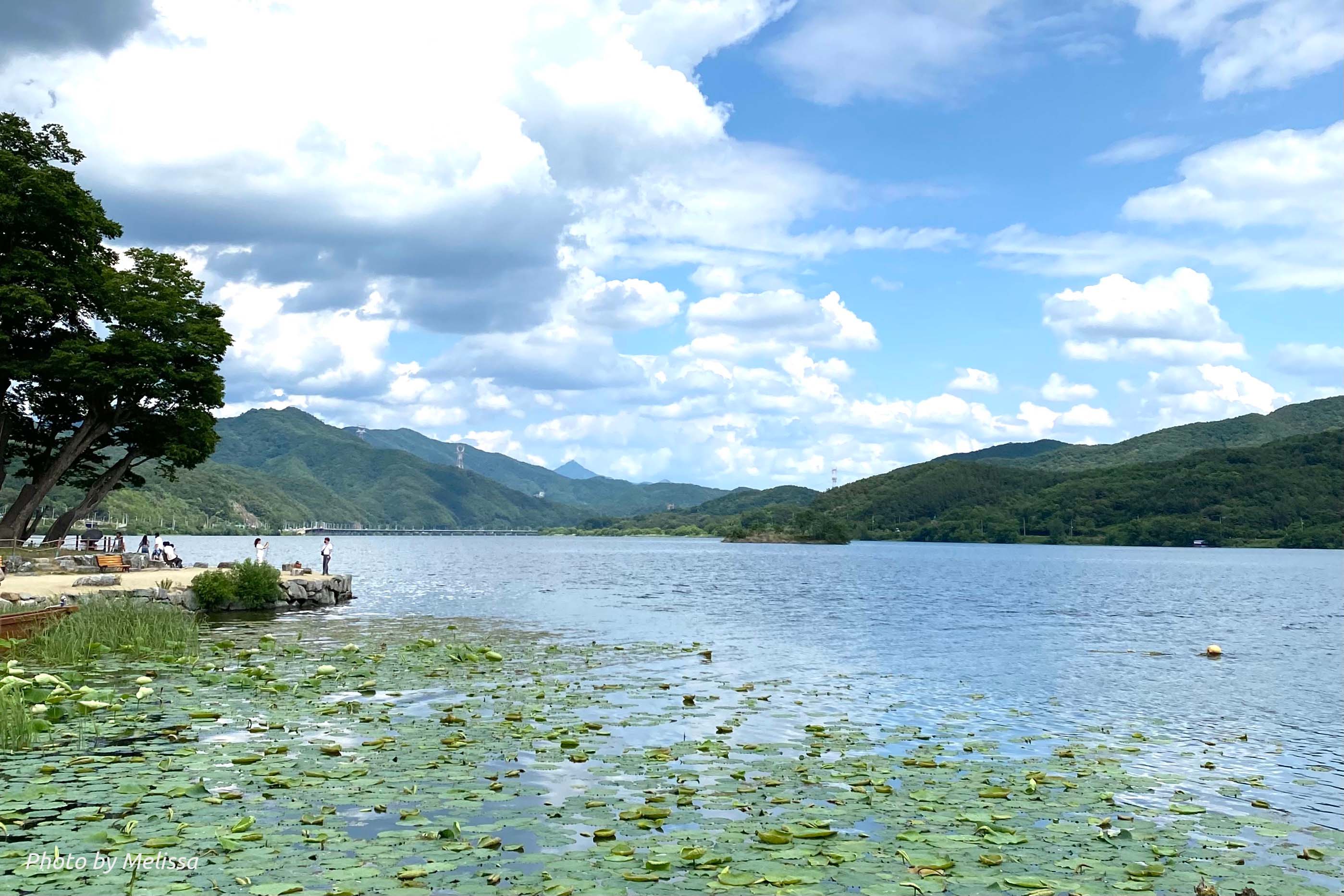 View along the bicycle path in Yangpyeong county