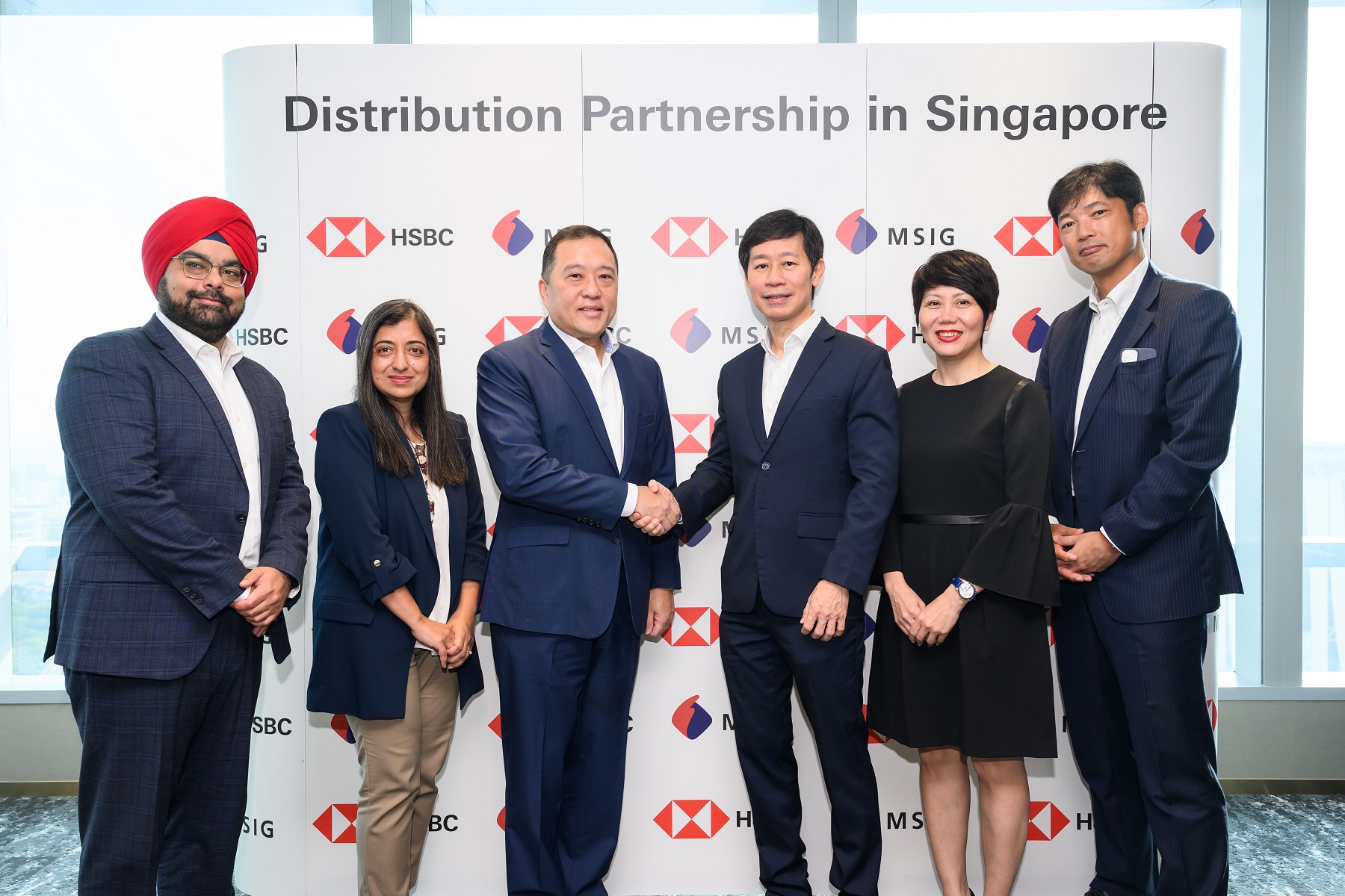 Signing Ceremony_MSIG and HSBC Distribution Partnership in Singapore