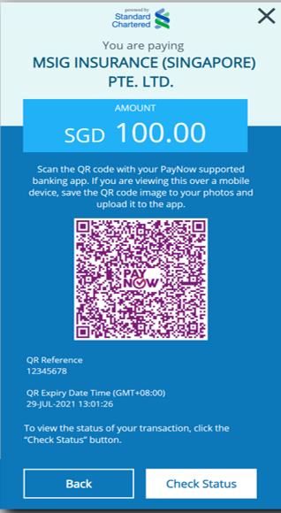 Scan this PayNow QR code in your preferred banking app for payment.