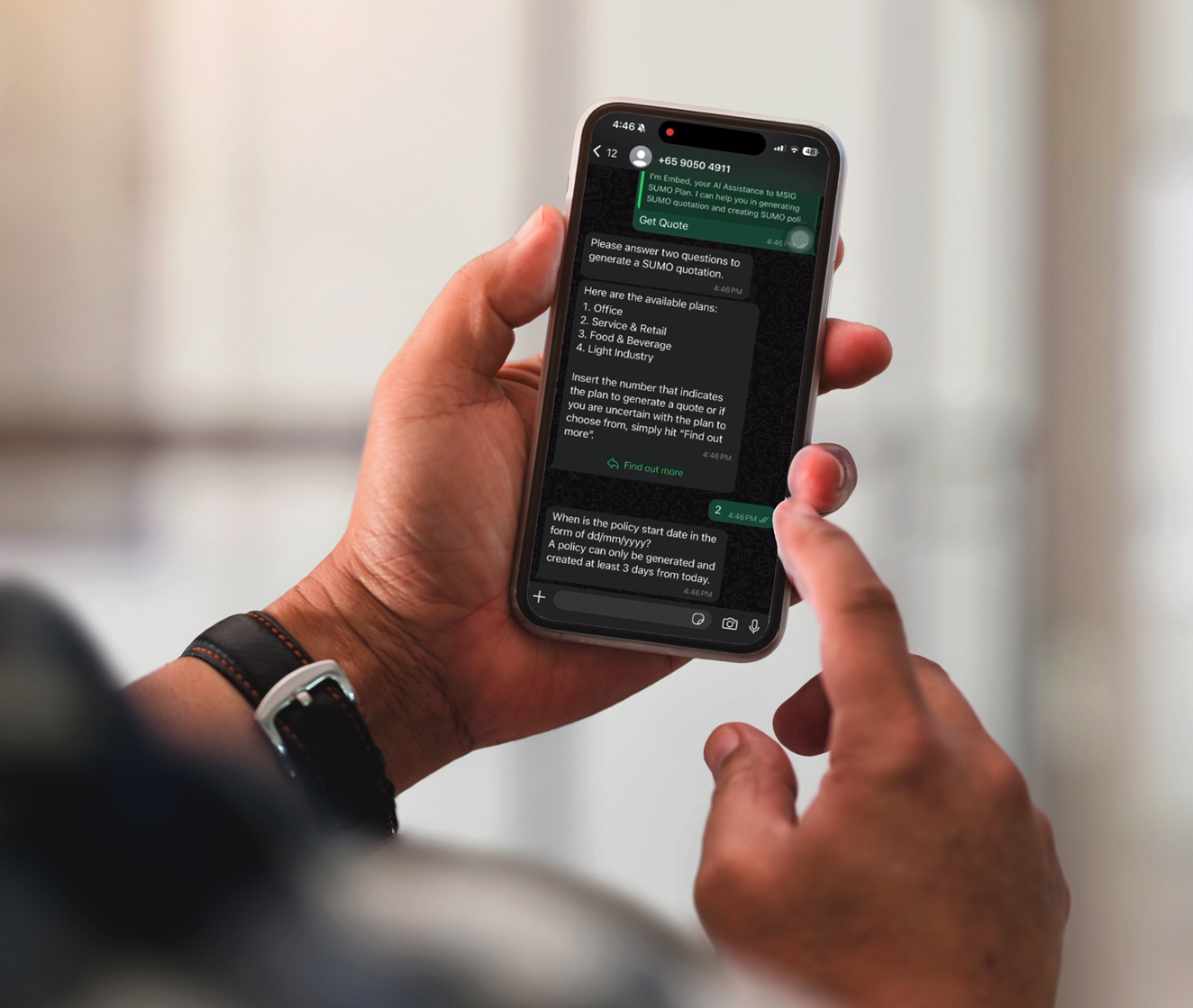 Embed Global x MSIG_Whatsapp Chatbot_SUMO
